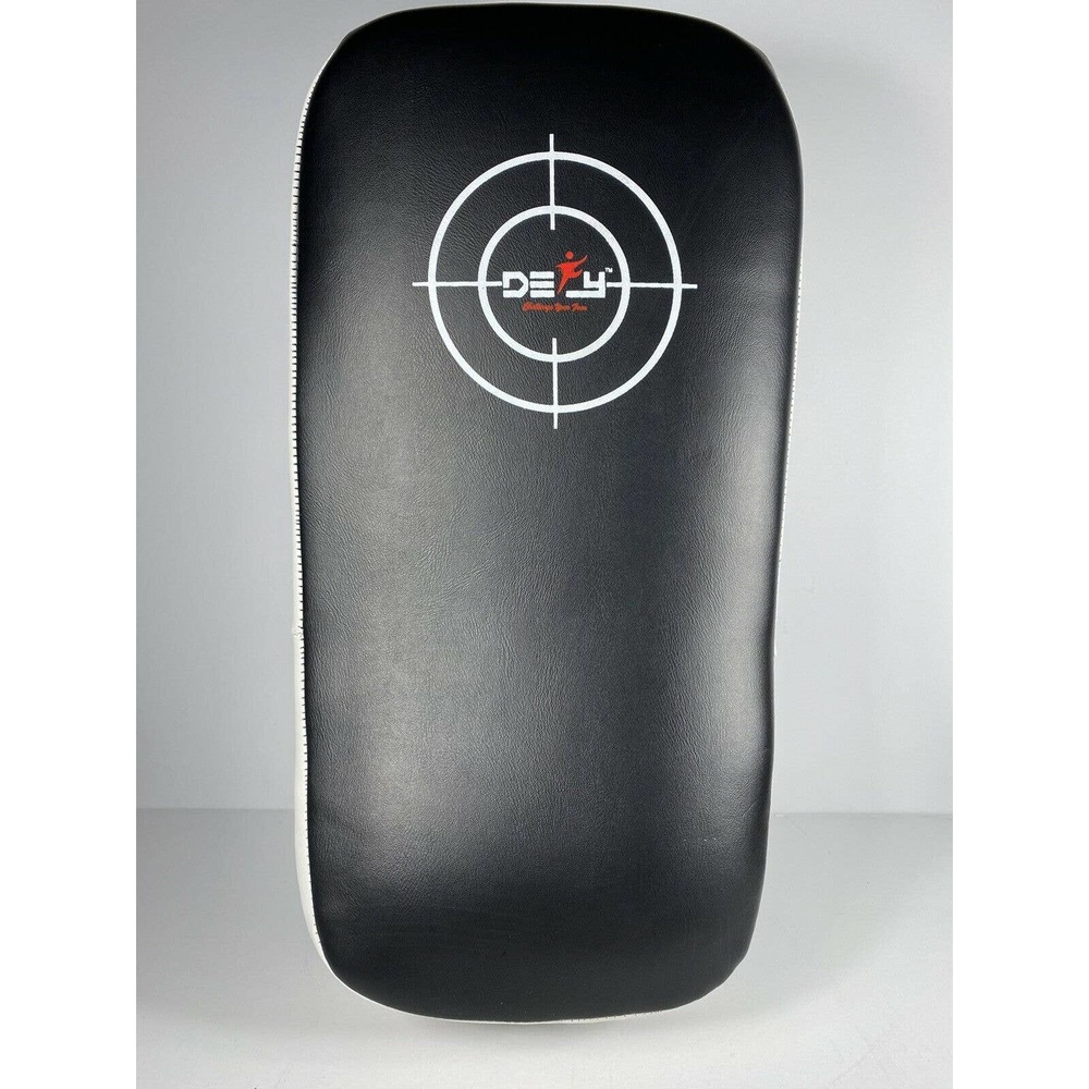 DEFY Kick Boxing Strike Curved Thai Pad MMA Training Focus Mitt Target 1PC White